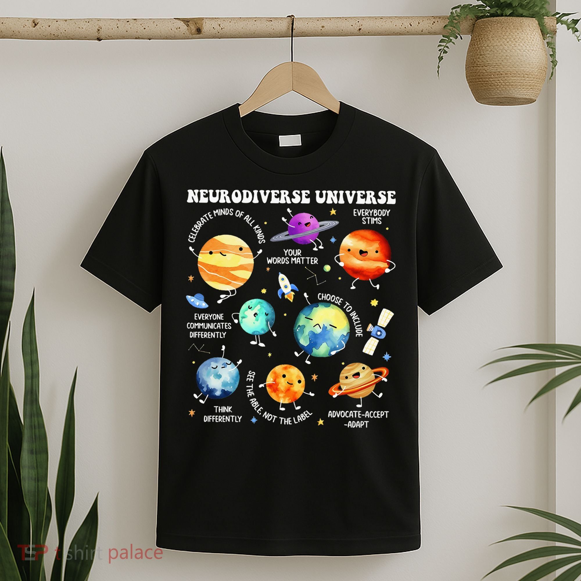 Neurodiverse Universe Neurodiversity Autism Awareness T-Shirt