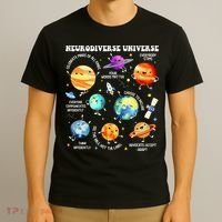 Neurodiverse Universe Neurodiversity Autism Awareness T-Shirt thumb 3