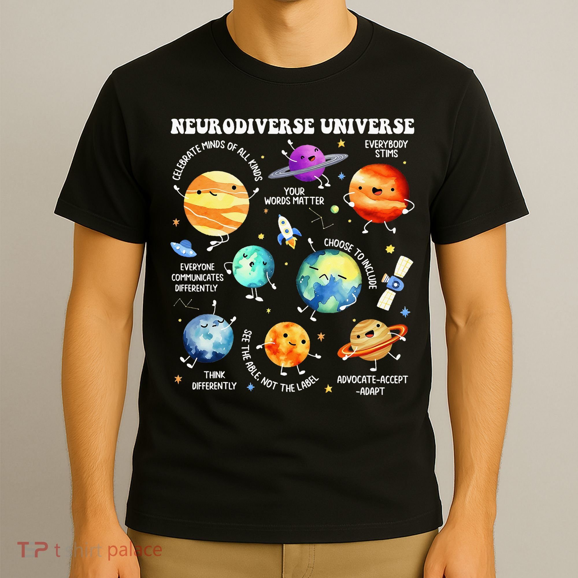 Neurodiverse Universe Neurodiversity Autism Awareness T-Shirt