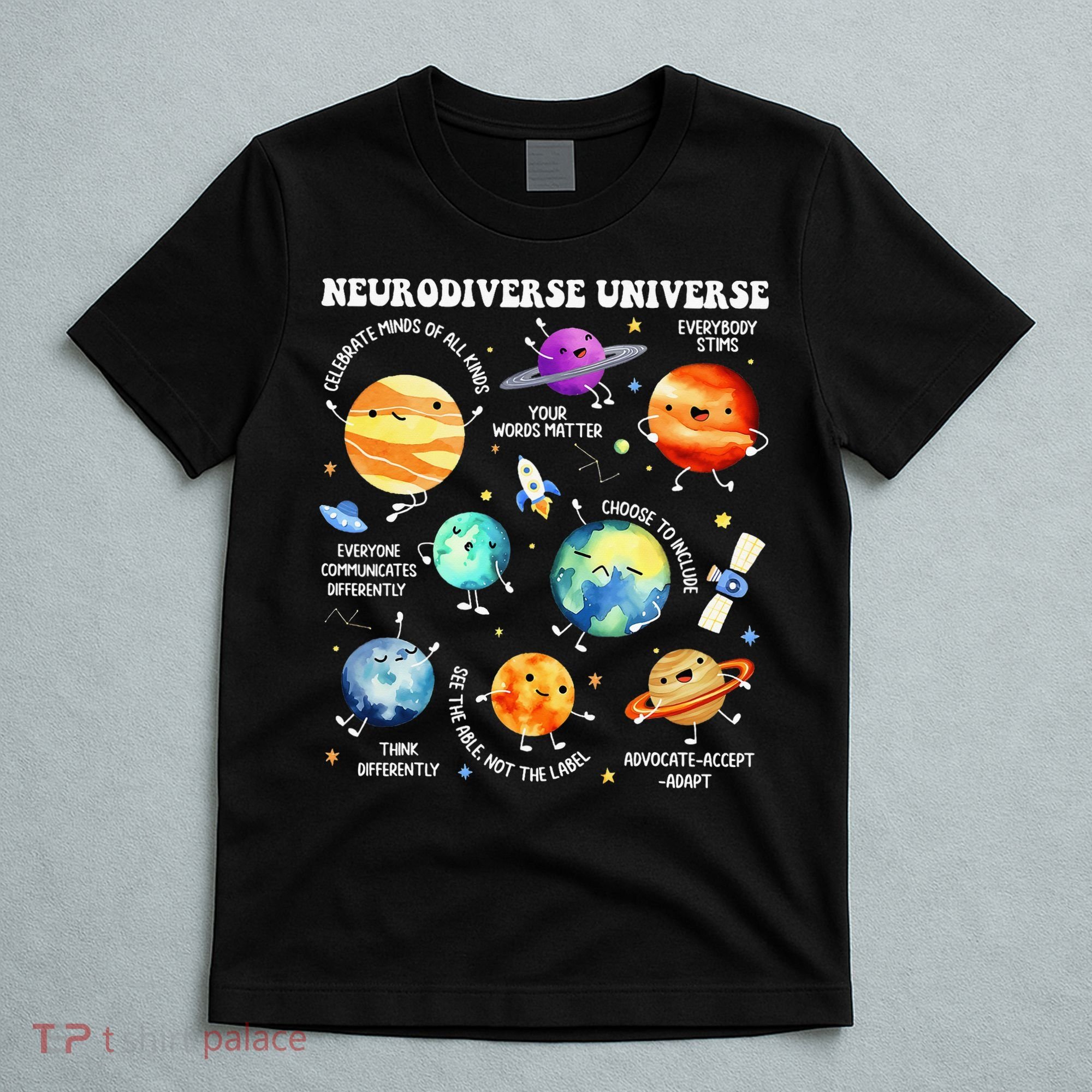 Neurodiverse Universe Neurodiversity Autism Awareness T-Shirt