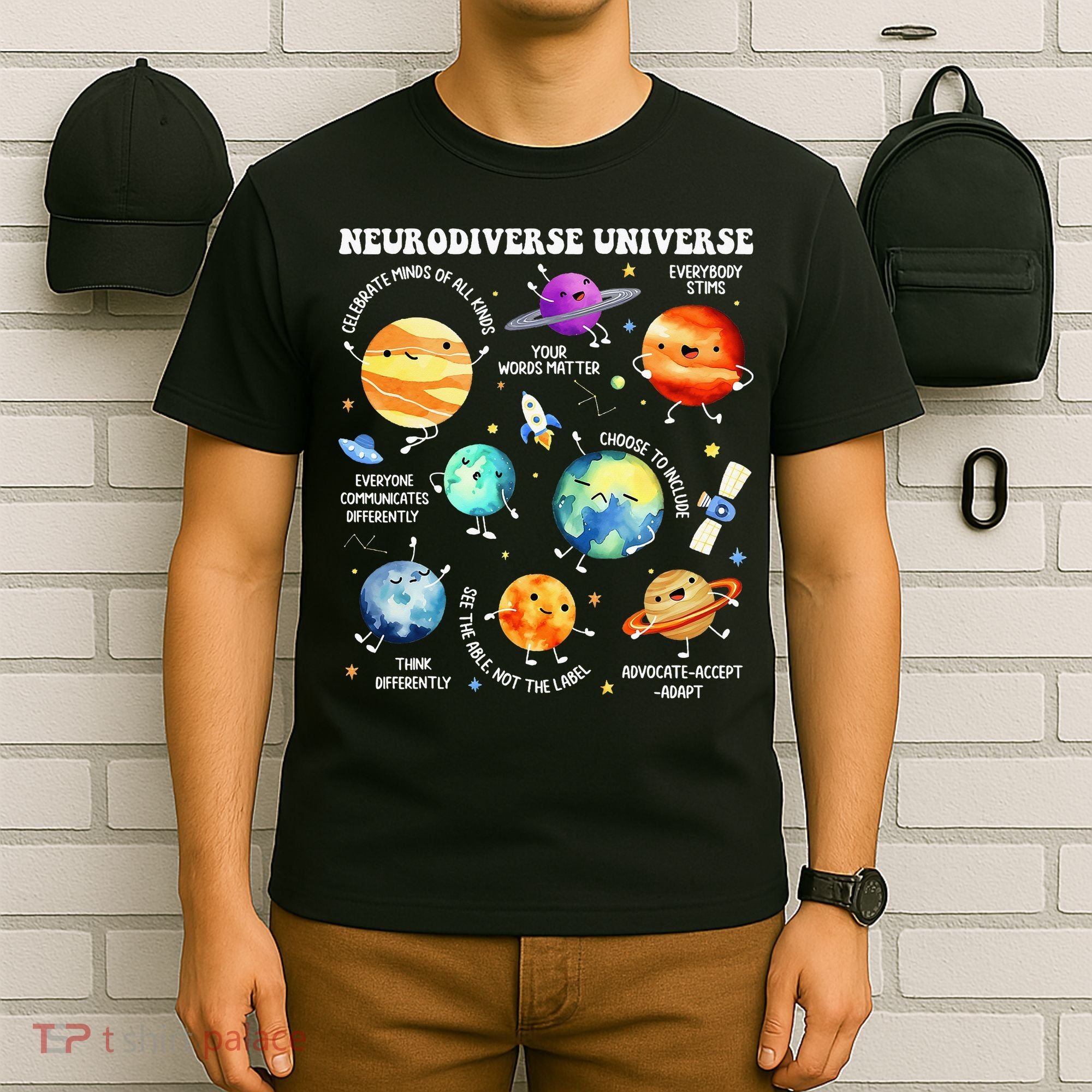 Neurodiverse Universe Neurodiversity Autism Awareness T-Shirt