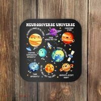 Neurodiverse Universe Neurodiversity Autism Awareness Coaster thumb 0
