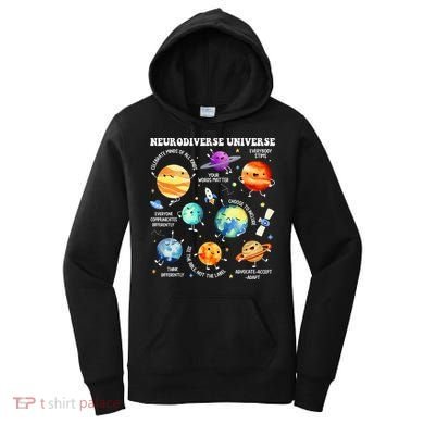 Neurodiverse Universe Neurodiversity Autism Awareness Women's Hoodie