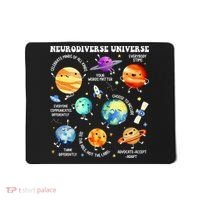 Neurodiverse Universe Neurodiversity Autism Awareness Mousepad thumb 0