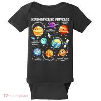 Neurodiverse Universe Neurodiversity Autism Awareness Baby Bodysuit thumb 0