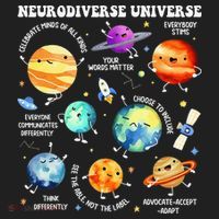 Neurodiverse Universe Neurodiversity Autism Awareness Hat thumb 2