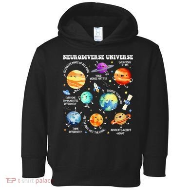 Neurodiverse Universe Neurodiversity Autism Awareness Toddler Hoodie
