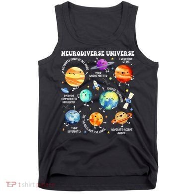 Neurodiverse Universe Neurodiversity Autism Awareness Tank Top
