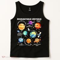 Neurodiverse Universe Neurodiversity Autism Awareness Tank Top thumb 2