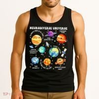Neurodiverse Universe Neurodiversity Autism Awareness Tank Top thumb 3