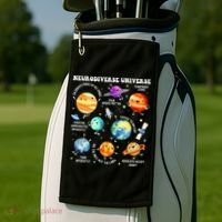 Neurodiverse Universe Neurodiversity Autism Awareness Golf Towel thumb 2