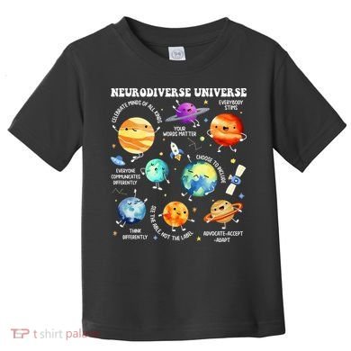 Neurodiverse Universe Neurodiversity Autism Awareness Toddler T-Shirt