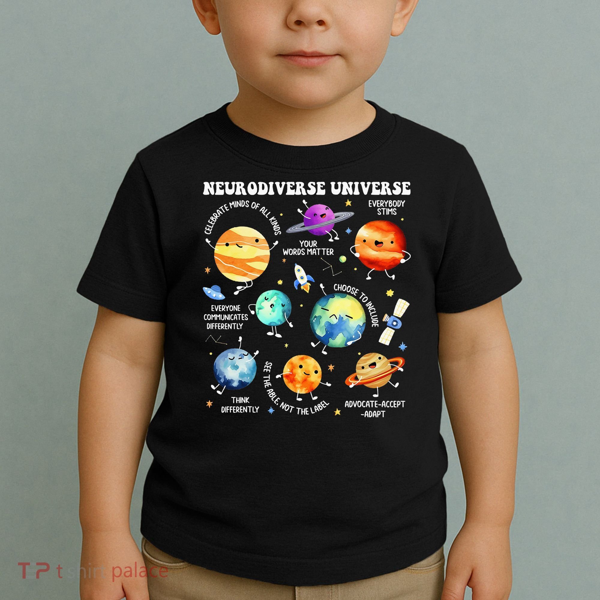 Neurodiverse Universe Neurodiversity Autism Awareness Toddler T-Shirt