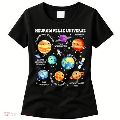 Neurodiverse Universe Neurodiversity Autism Awareness Women's T-Shirt