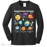 Neurodiverse Universe Neurodiversity Autism Awareness Kids Long Sleeve Shirt thumb 0