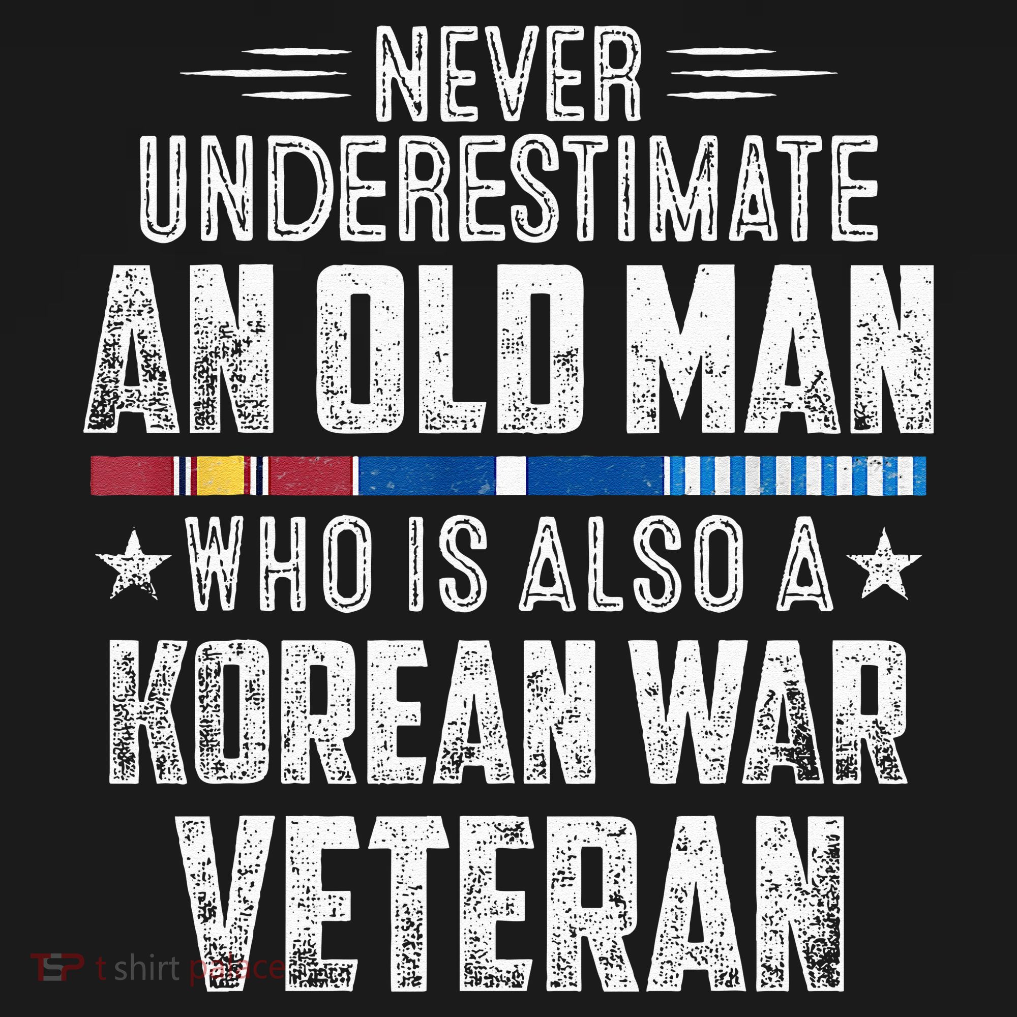 Never Underestimate OLD MAN Korean War Veteran Grandpa Mousepad
