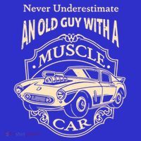 Never Underestimate Old Guy With A Muscle Car Classic Cars Gift Baby Bodysuit thumb 2
