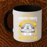 Never Underestimate Old With Muscle Car Great Gift Coffee Mug thumb 2