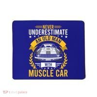 Never Underestimate Old With Muscle Car Great Gift Mousepad thumb 0