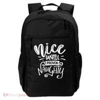 Nice Until Proven Naughty Backpack thumb 0