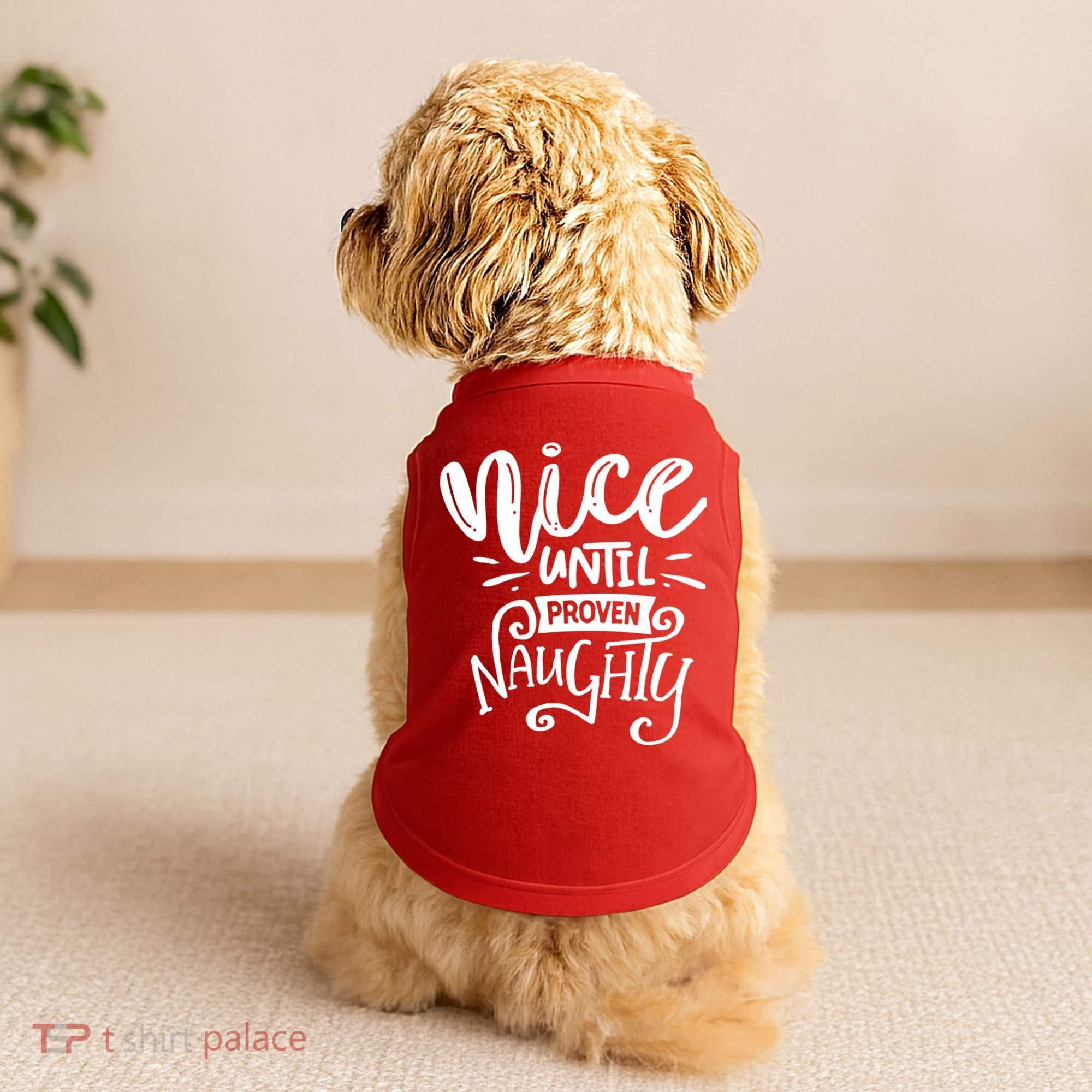 Nice Until Proven Naughty Doggie Tank