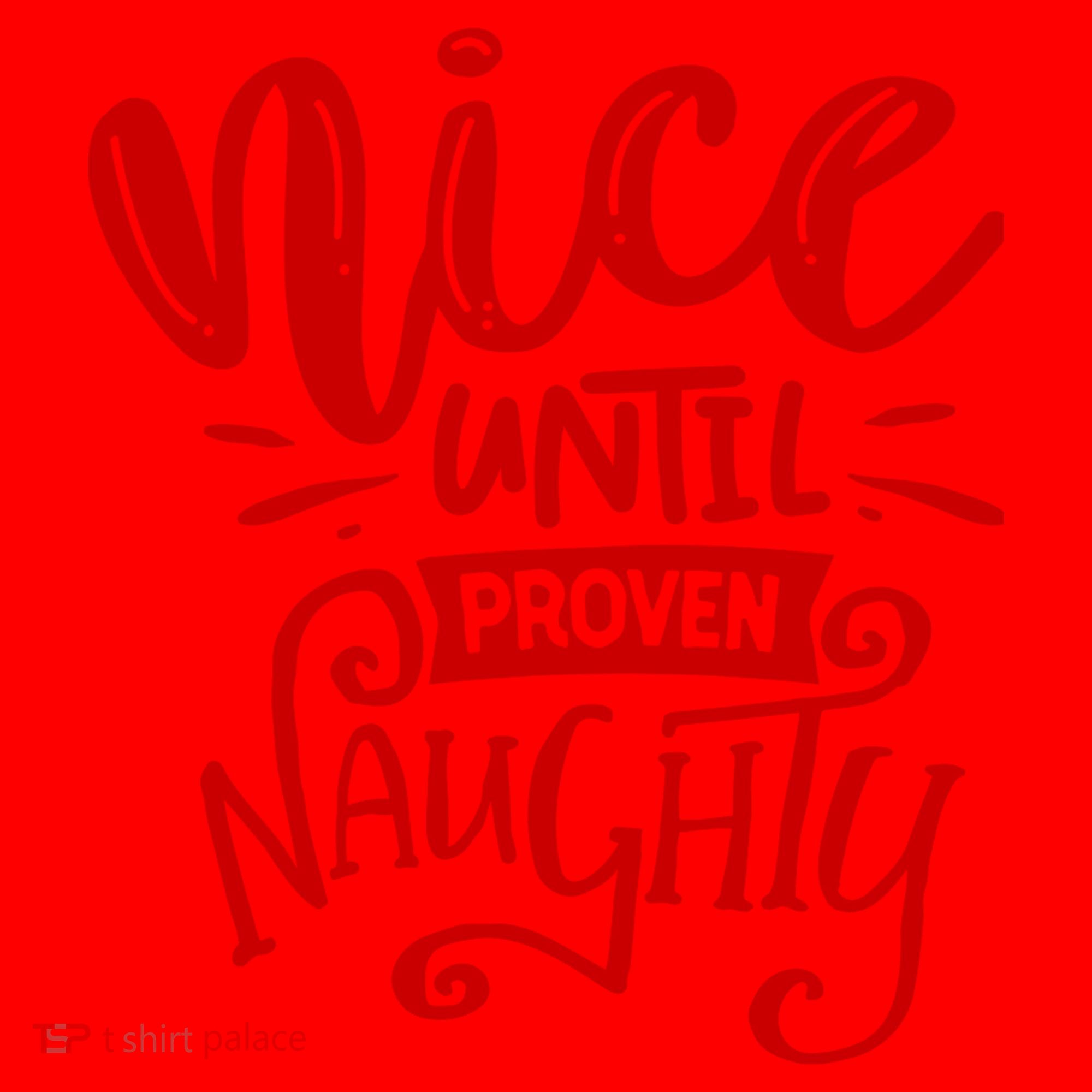 Nice Until Proven Naughty Santa Hat