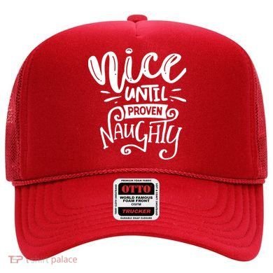 Nice Until Proven Naughty Hat