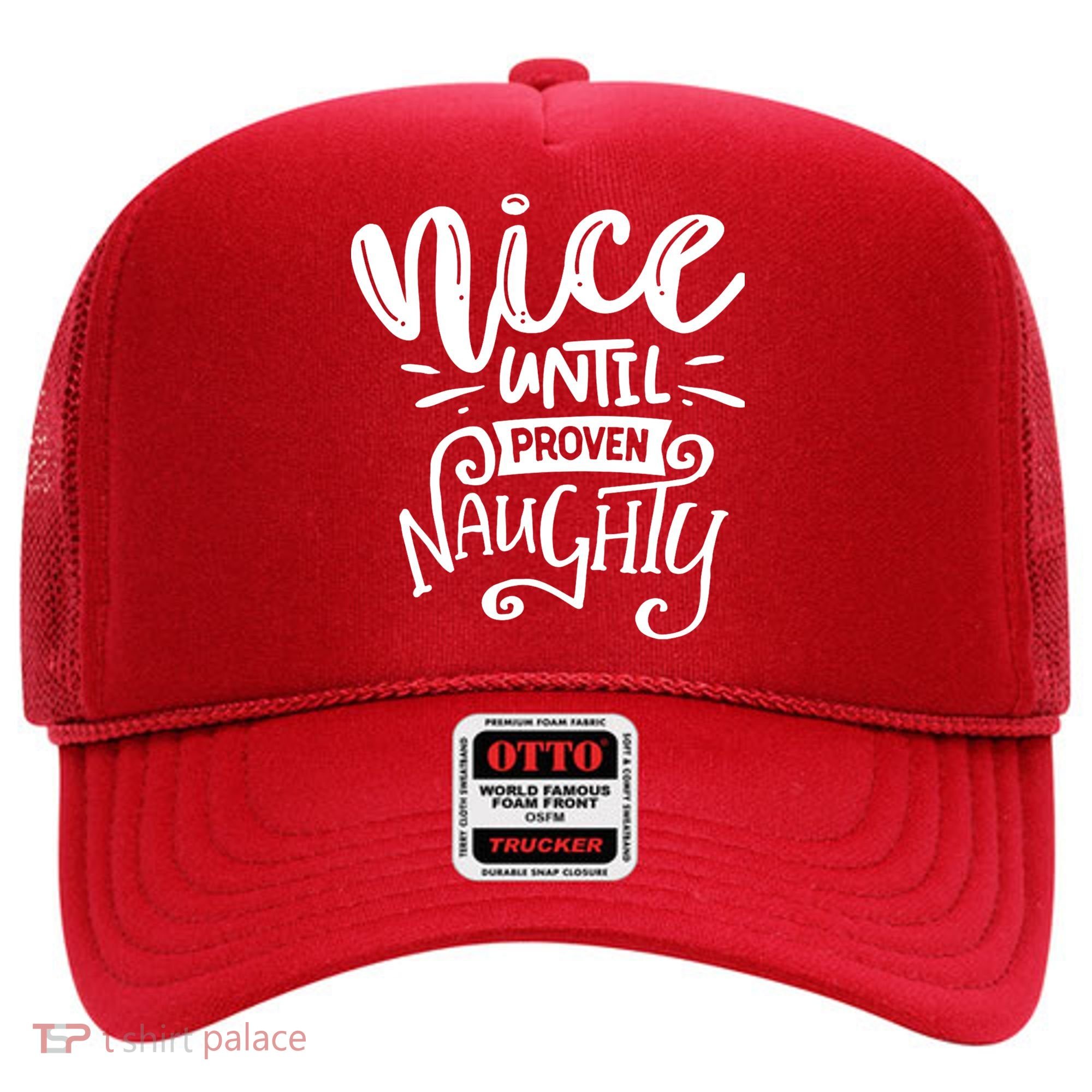 Nice Until Proven Naughty Hat