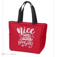 Nice Until Proven Naughty Tote Bag thumb 3