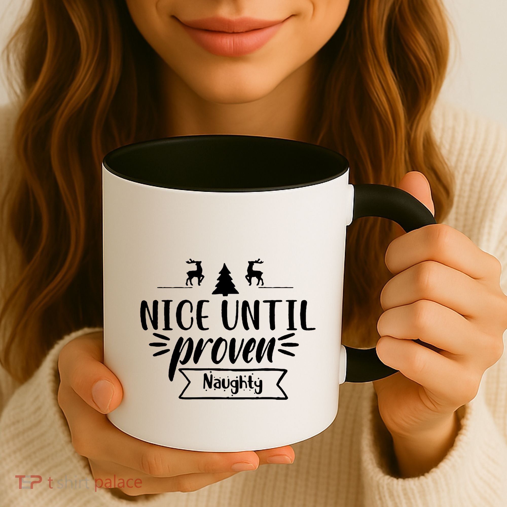 Nice Until Proven Naughty Coffee Mug