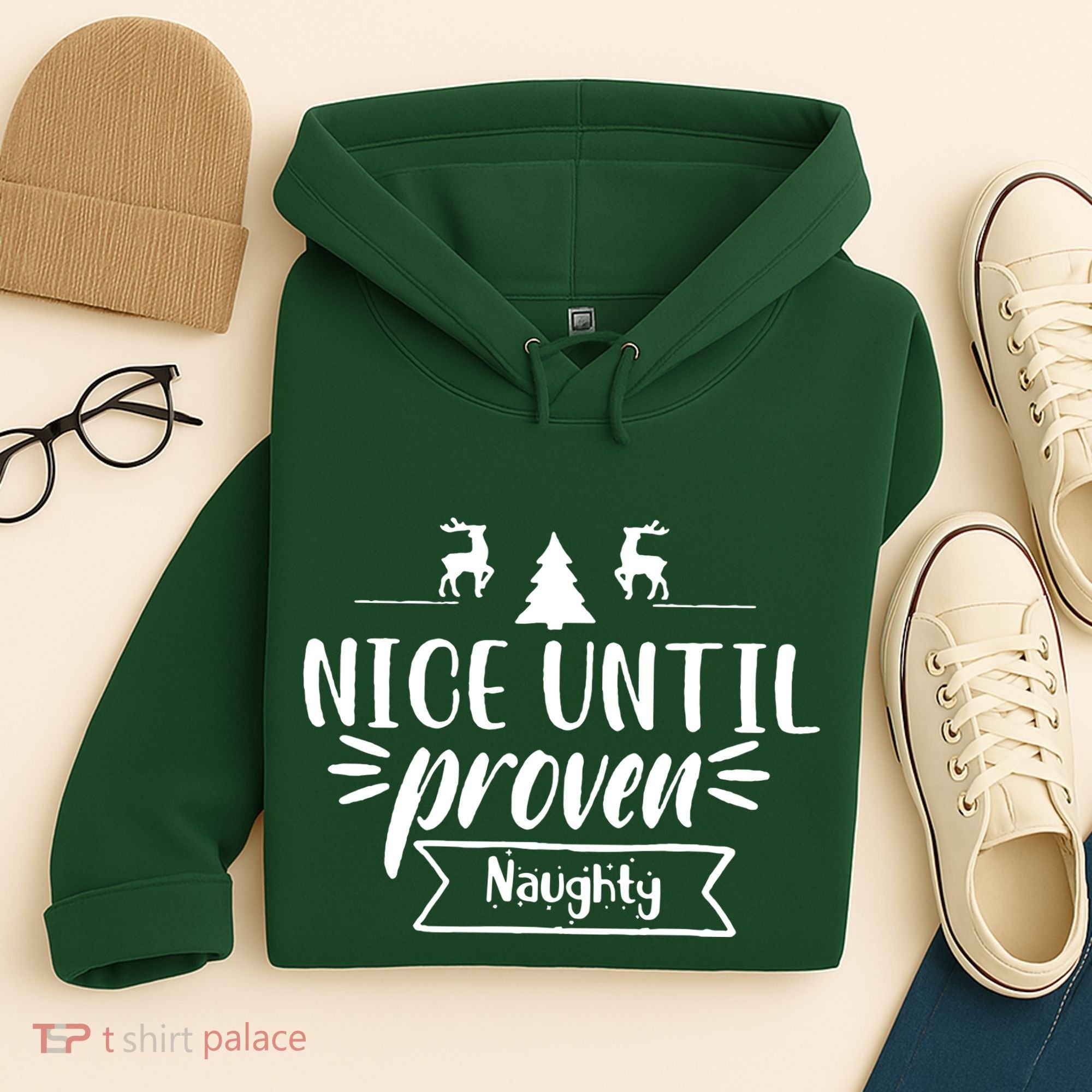 Nice Until Proven Naughty Hoodie