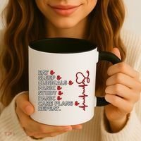 Nurse Eat Sleep Panic Clinicals Repeat Coffee Mug thumb 3
