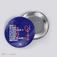 Nurse Eat Sleep Panic Clinicals Repeat Button thumb 0