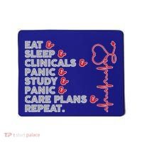 Nurse Eat Sleep Panic Clinicals Repeat Mousepad thumb 0