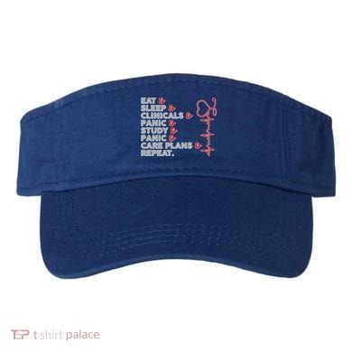 Nurse Eat Sleep Panic Clinicals Repeat Visor