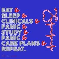 Nurse Eat Sleep Panic Clinicals Repeat Women's T-Shirt thumb 6