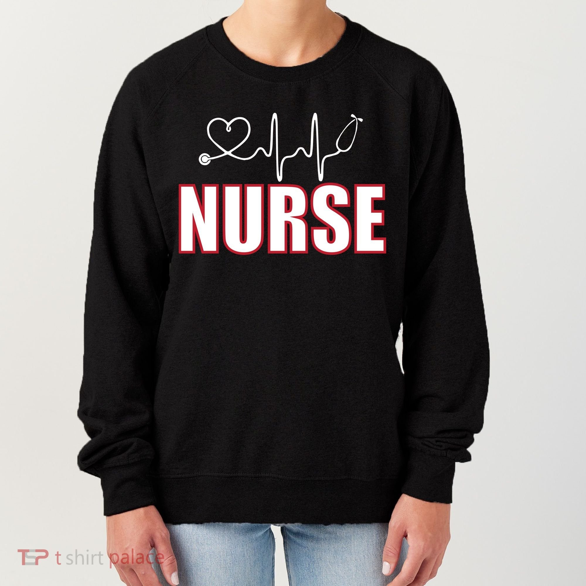 Nurse Heartbeat Logo Women's Sweatshirt