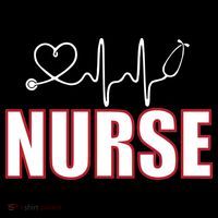 Nurse Heartbeat Logo USA-Made Doggie Bandana thumb 2