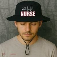 Nurse Heartbeat Logo Bucket Hat thumb 2