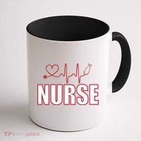 Nurse Heartbeat Logo Coffee Mug thumb 1