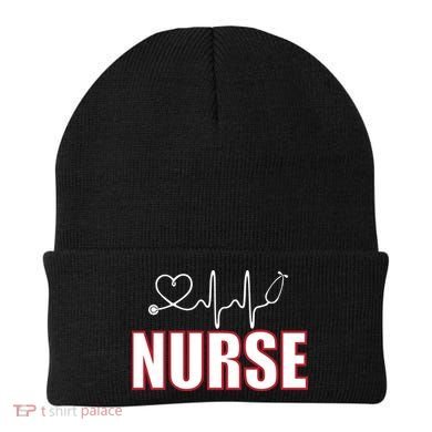 Nurse Heartbeat Logo Beanie
