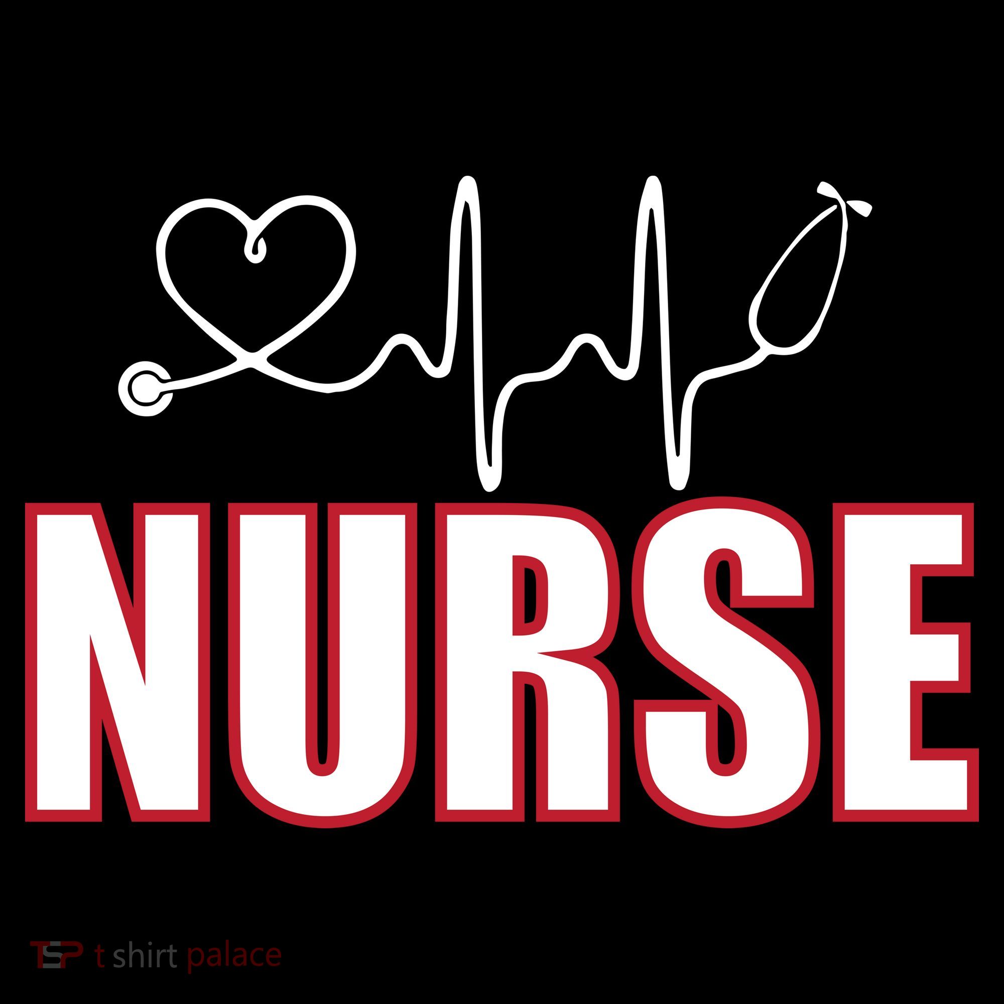 Nurse Heartbeat Logo Polo