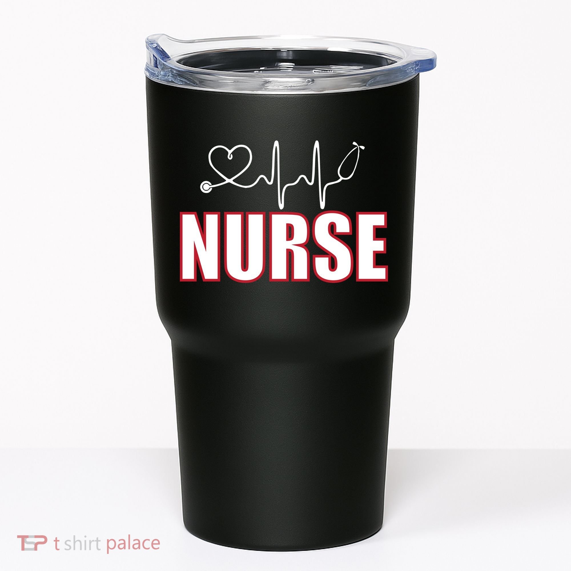 Nurse Heartbeat Logo Tumbler