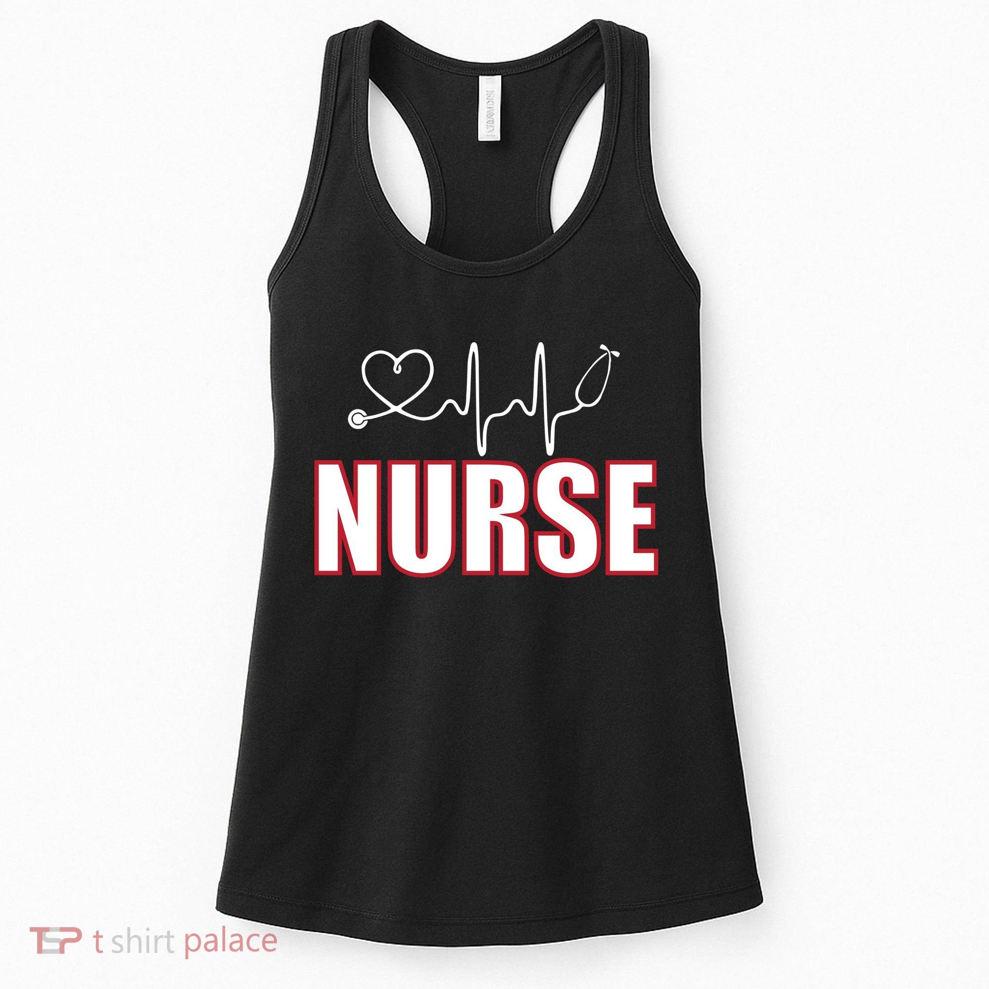 Nurse Heartbeat Logo Women's Tank Top