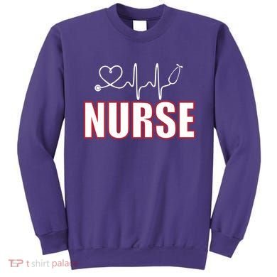 Nurse Heartbeat Logo Sweatshirt