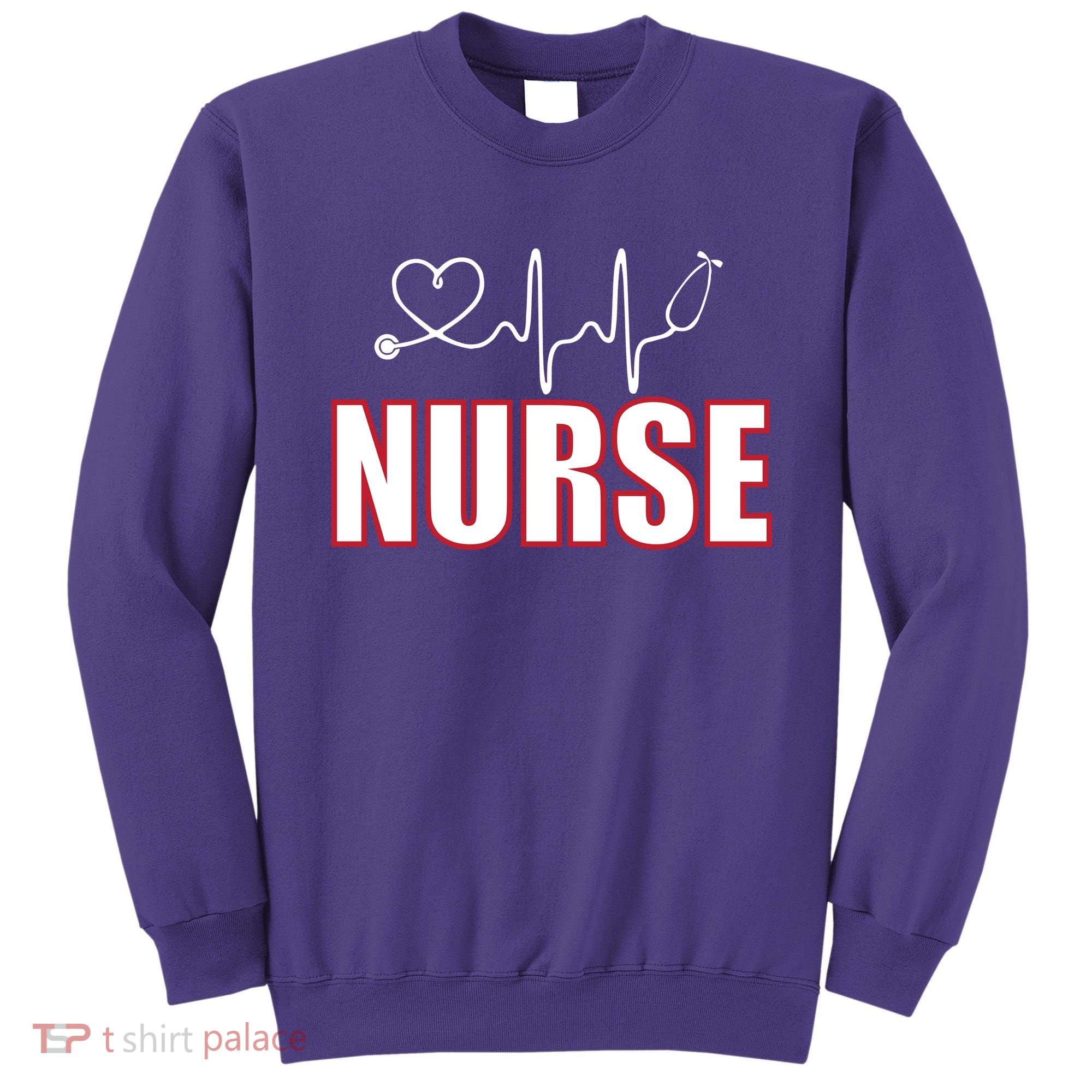 Nurse Heartbeat Logo Sweatshirt