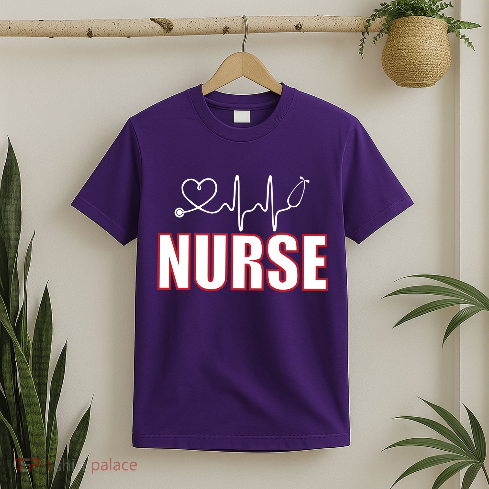 Nurse Heartbeat Logo T-Shirt