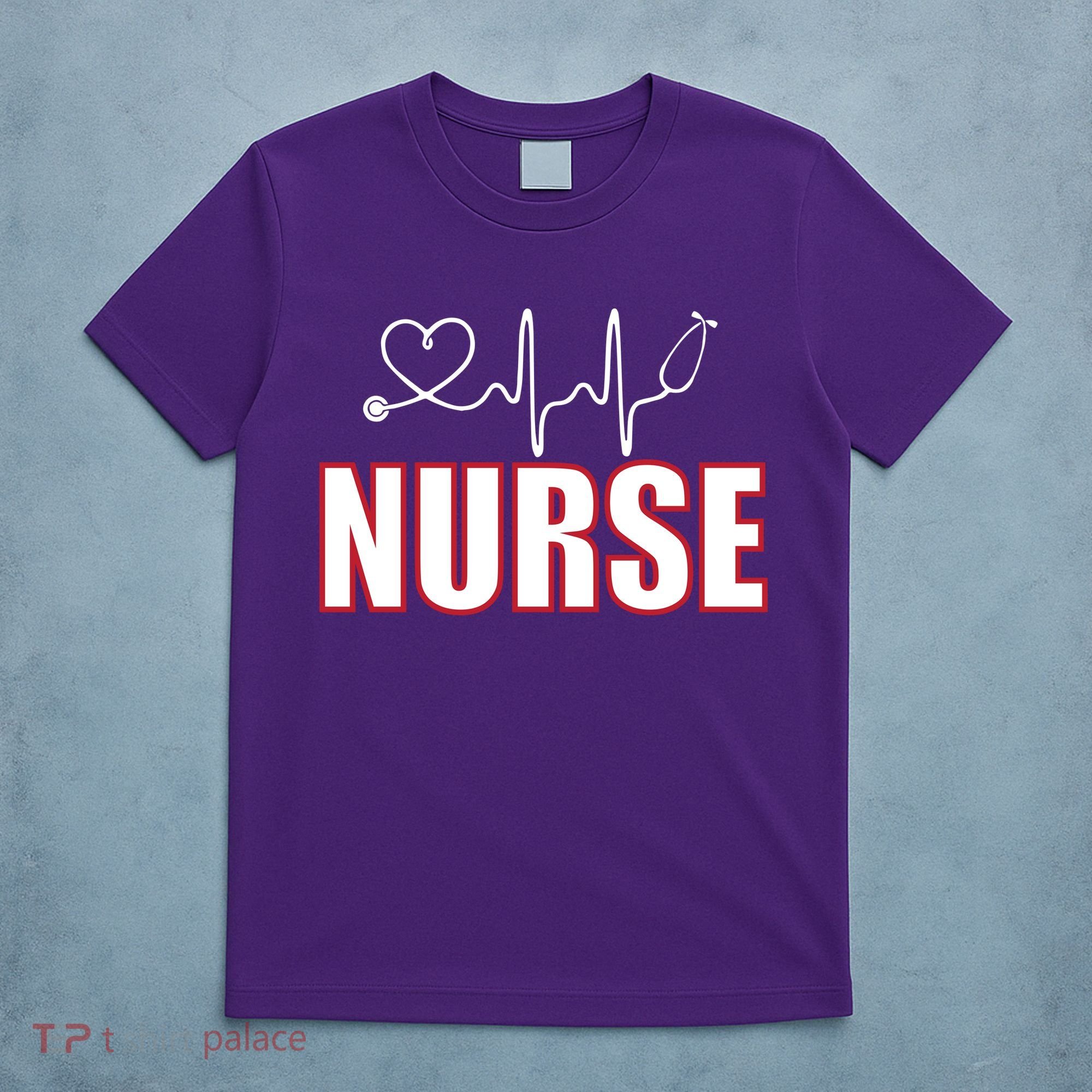 Nurse Heartbeat Logo T-Shirt