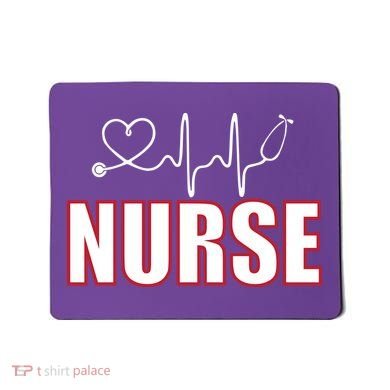 Nurse Heartbeat Logo Mousepad
