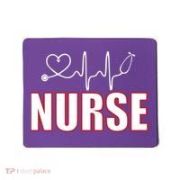 Nurse Heartbeat Logo Mousepad thumb 0